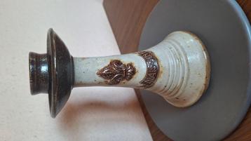 Keramiek Aardewerk kandelaar Guerin Bouffioulx 20 cm hoog beschikbaar voor biedingen
