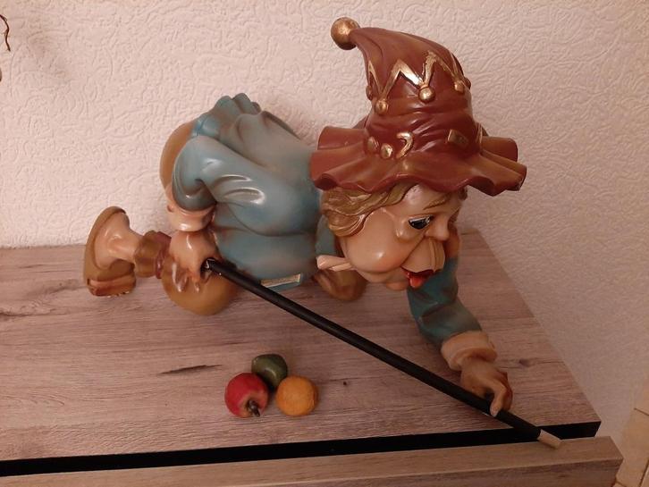 Laven Efteling Luck de bovenhandse biljarter, Verzamelen, Efteling, Zo goed als nieuw, Beeldje of Poppetje, Ophalen of Verzenden