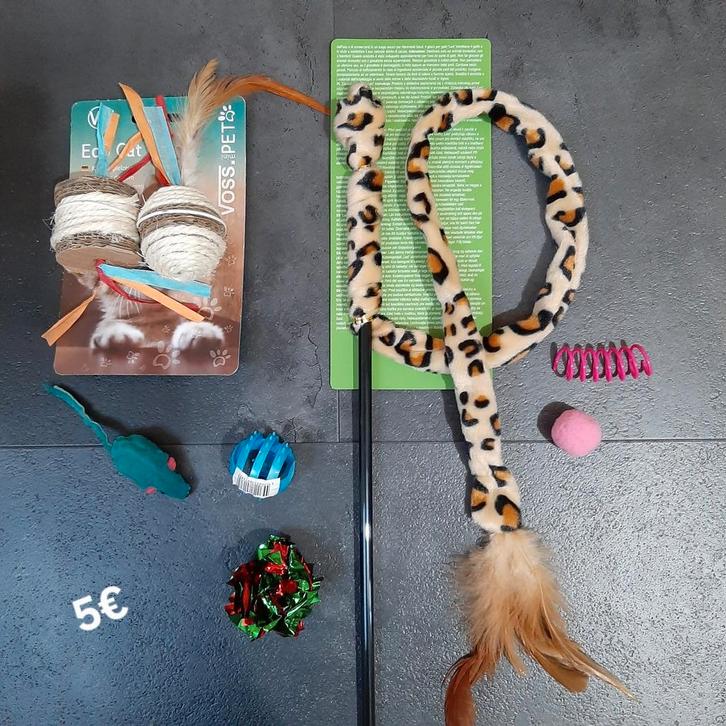 Kattenspeelgoed set nr 5, Dieren en Toebehoren, Kattenspeelgoed, Nieuw, Ophalen of Verzenden
