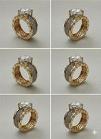 BVLGARI ring 14 krt Goud, Ophalen, Zo goed als nieuw, 17 tot 18, Dame