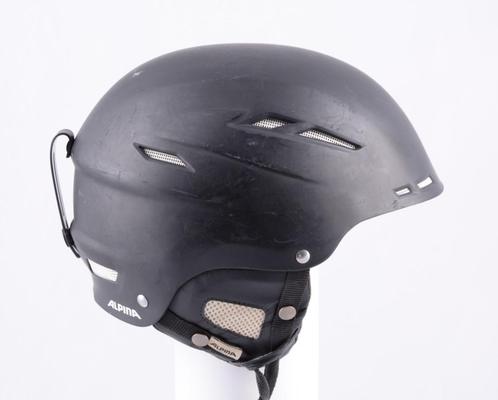 54 55 56 57 cm skihelm/snowboardhelm ALPINA BIOM black/matt, Sport en Fitness, Skiën en Langlaufen, Gebruikt, Overige typen, Ski