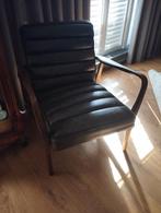 2 x, fauteuil (Scott ebony), Maison & Meubles, Chaises, Comme neuf, Cuir, Enlèvement ou Envoi, Deux