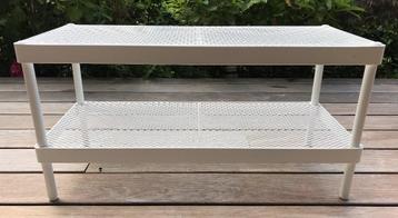 étagère en métal - blanc 78 x 32 x 39 cm beschikbaar voor biedingen