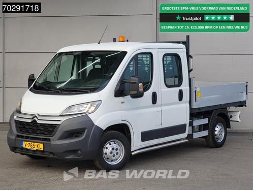 Citroën Jumper 130PK Open Laadbak Dubbel Cabine Trekhaak Eu, Auto's, Bestelwagens en Lichte vracht, Bedrijf, Te koop, Centrale vergrendeling