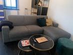 Grijze Sofa hoekvorm, Huis en Inrichting, Zetels | Zetels, Minder dan 75 cm, Modern, Stof, Vierpersoons of meer