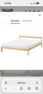 Twijelaar ikea 140 x 200, incl. Lattenbodems & matrassen, Huis en Inrichting, Ophalen, Gebruikt, Bruin, 140 cm