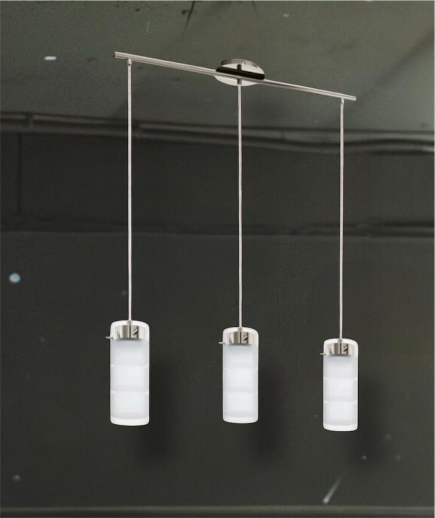 Lustre, Ophalen of Verzenden, Zo goed als nieuw, Glas, 50 tot 75 cm