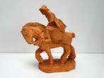 ARNOST GAUSSE GARNAALVISSER PAARD TERRA COTTA BEELD KUNST, Ophalen of Verzenden