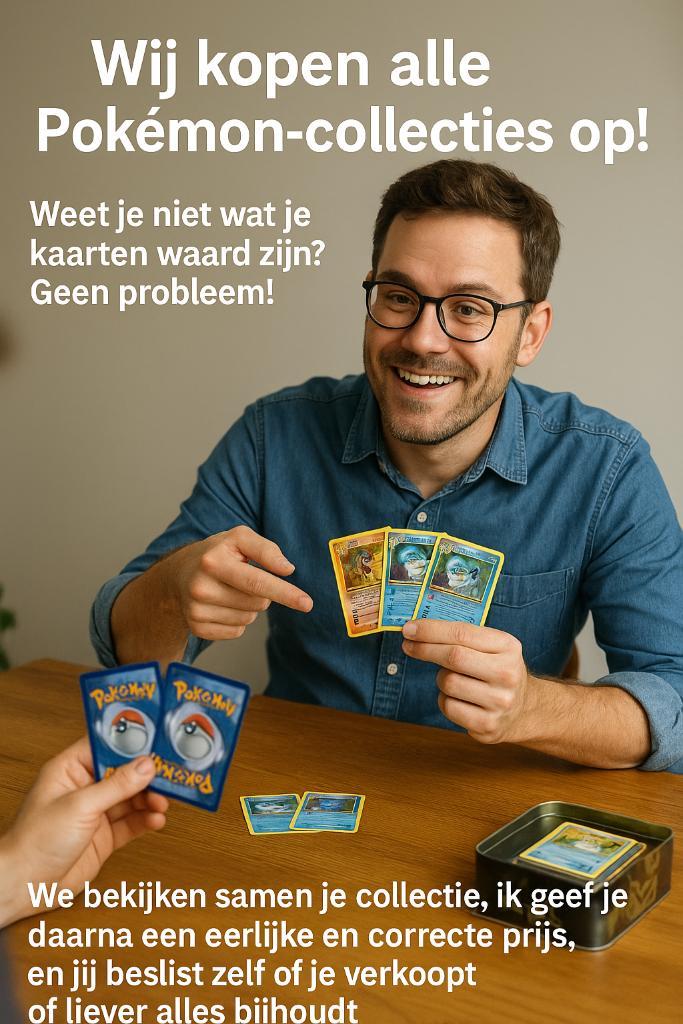 GEZOCHT POKEMON & MTG COLLECTIES, Hobby en Vrije tijd, Verzamelkaartspellen | Pokémon, Ophalen of Verzenden