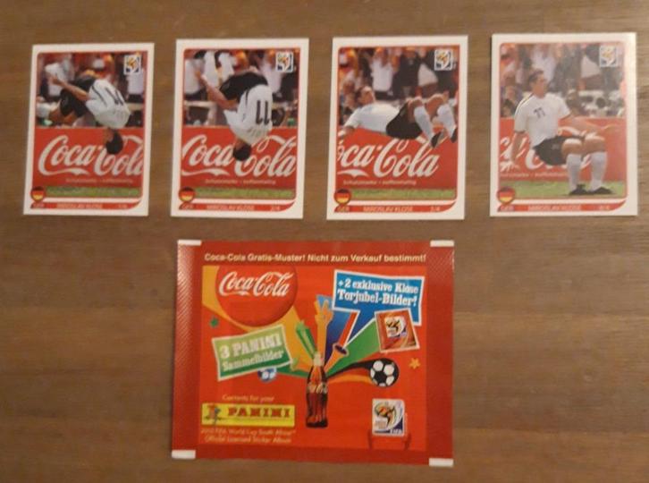 Panini World Cup 2010 Miroslav Klose - Coca Cola, Verzamelen, Sportartikelen en Voetbal, Nieuw, Poster, Plaatje of Sticker, Ophalen of Verzenden