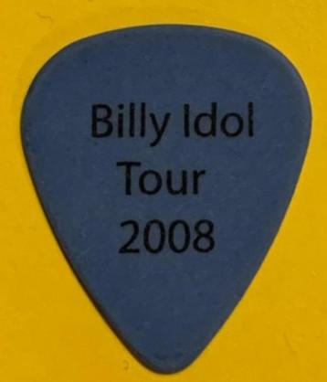 Plectrum Billy Idol Tour 2008 beschikbaar voor biedingen