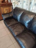 Woonkamer en fauteuils, Ophalen, Gebruikt, Leer, Varié