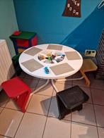 lego tafel met vaste stoeltjes, Kinderen en Baby's, Speelgoed | Speeltafels, Ophalen, Zo goed als nieuw