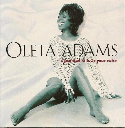 OLETA ADAMS  I JUST HAD TO HEAR YOUR VOICE-  PROMO CD SINGLE, CD & DVD, CD Singles, Comme neuf, R&B et Soul, 1 single, Envoi