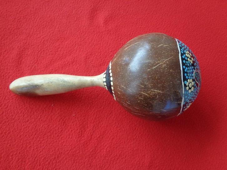 Maracas en bois - Instrument de musique ou objet déco, Antiek en Kunst, Kunst | Designobjecten, Ophalen of Verzenden