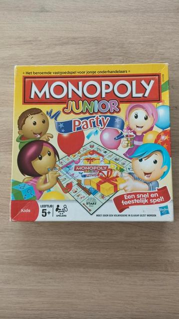 Monopoly Junior Party edition  beschikbaar voor biedingen