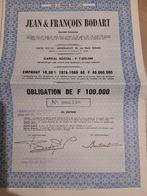 Obligatie Jean&Francois bodart, Postzegels en Munten, Aandelen en Waardepapieren, Ophalen of Verzenden