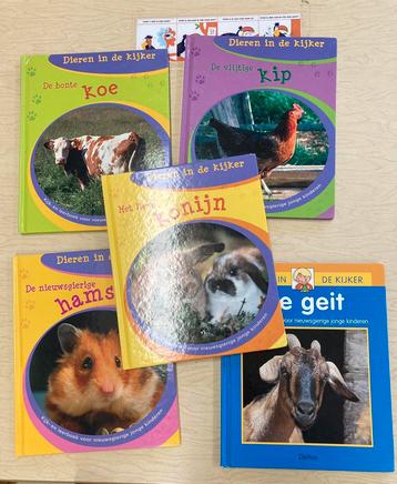 5 boeken boerderijdieren 