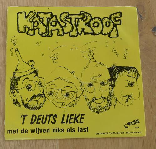 7"  Katastroof ‎– 'T Deuts Lieke/Met De Wijven Niks Als Last, Cd's en Dvd's, Vinyl Singles, Gebruikt, Single, Nederlandstalig