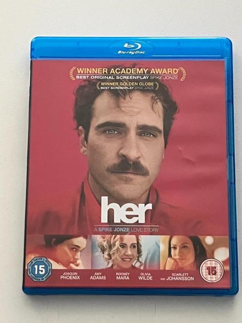 Her - A Spike Jonze Love Story (Blu-ray) (Geen NL ondertit.), Cd's en Dvd's, Blu-ray, Gebruikt, Drama, Ophalen of Verzenden