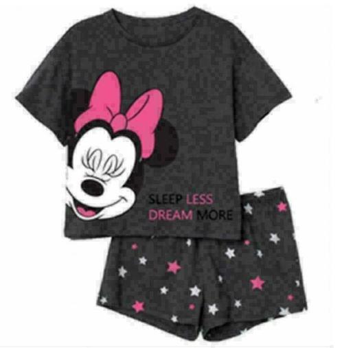 Minnie Mouse Shortama Grijs - Maat 116 - Disney, Enfants & Bébés, Vêtements enfant | Taille 116, Neuf, Fille, Ensemble, Enlèvement ou Envoi