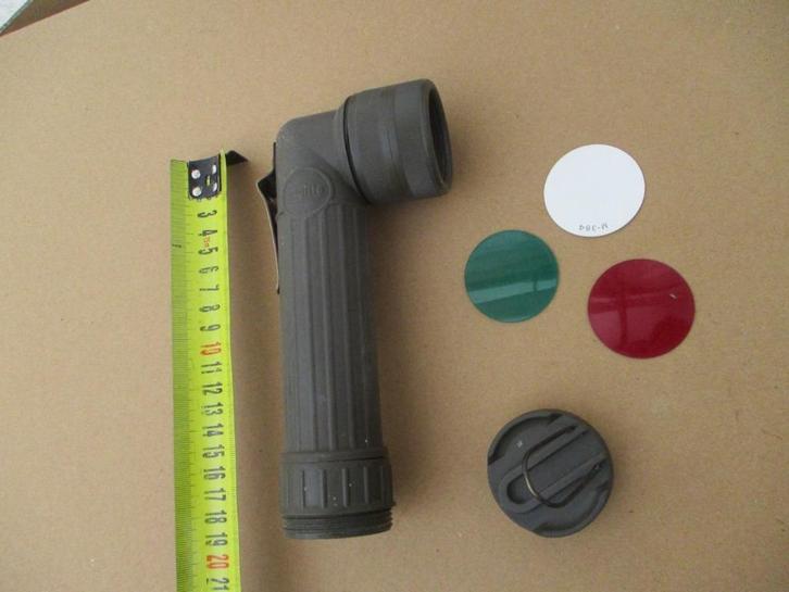WOII zaklamp met filters MX-991/U, Verzamelen, Militaria | Algemeen, Marine, Overige typen, Ophalen
