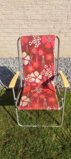 Vintage/retro tuinstoel campingstoel, Caravans en Kamperen, Ophalen of Verzenden, Campingstoel