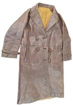 Veste en cuir d'époque France WW2 en état d'usage, ces veste, Collections, Enlèvement ou Envoi