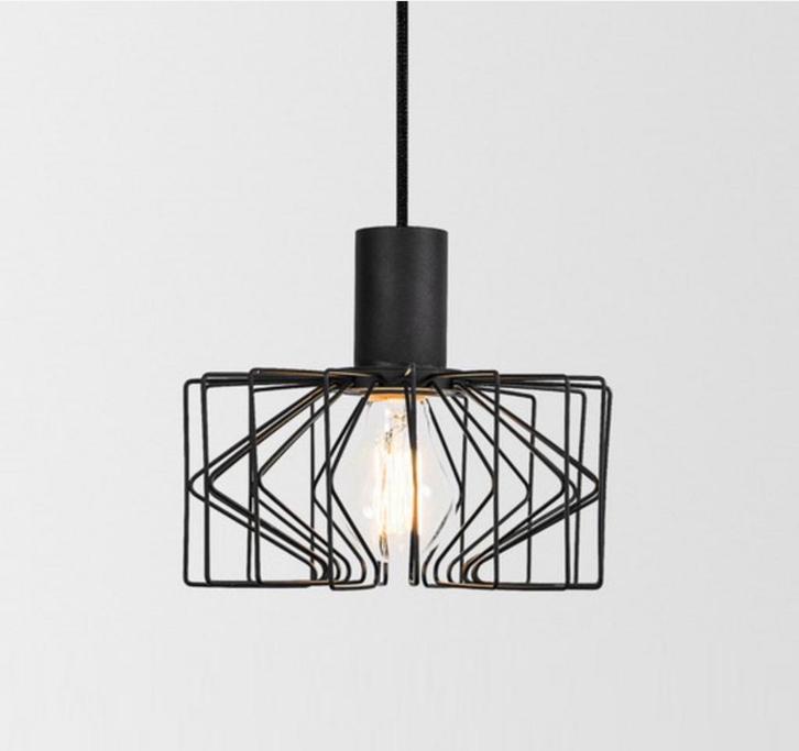 PENDANT LIGHT, WIRO, BLACK, Ø20CM - WEVER-DUCRE, Huis en Inrichting, Lampen | Hanglampen, Nieuw, 75 cm of meer, Metaal, Ophalen