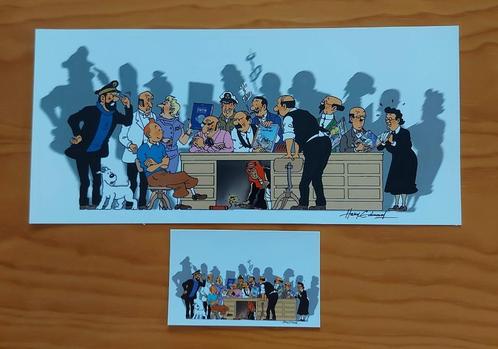 Belgium 2000 Kuifje/Tintin Ltd Ed - Color pastiche ex-libris, Collections, Personnages de BD, Neuf, Autres types, Tintin, Envoi