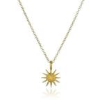 Wens ster goudkleurig aan ketting, op cadeaukaartje, Ophalen of Verzenden, Nieuw, Goud