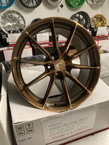 Velgenset JR37 20" 8,5J 5x112 Platinum Bronze NIEUW beschikbaar voor biedingen