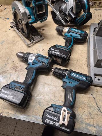 Lot elektrische gereedschappen beschikbaar voor biedingen