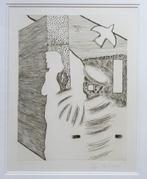 Roger Raveel, ets, 4/100, de schepping van de vrouw 1997, Antiek en Kunst, Ophalen