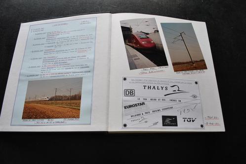 Gros Album photos originales THALYS TGV 55 RARE UNIQUE Train, Collections, Trains & Trams, Utilisé, Train, Enlèvement ou Envoi