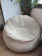 Pouf, Ophalen, Gebruikt, Wit, Zitzak