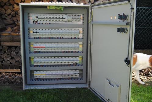 Industriêle metalen zekeringkast, bedraad 3 x 400 volt+N, Doe-het-zelf en Bouw, Elektriciteit en Kabels, Zo goed als nieuw, Ophalen