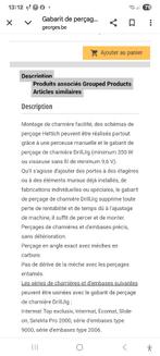 gabarits de perçage pour charniere, Bricolage & Construction, Enlèvement, Utilisé