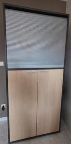 Stevig bureau + opbergkast + rolbaar blok, Huis en Inrichting, Ophalen