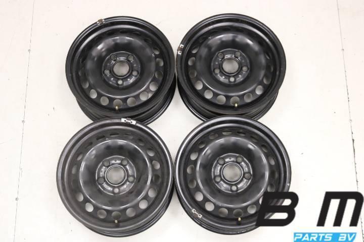 Originele 15 inch stalen velgen VW Golf 7 5Q0601027C, Auto-onderdelen, Banden en Velgen, Velg(en), Gebruikt