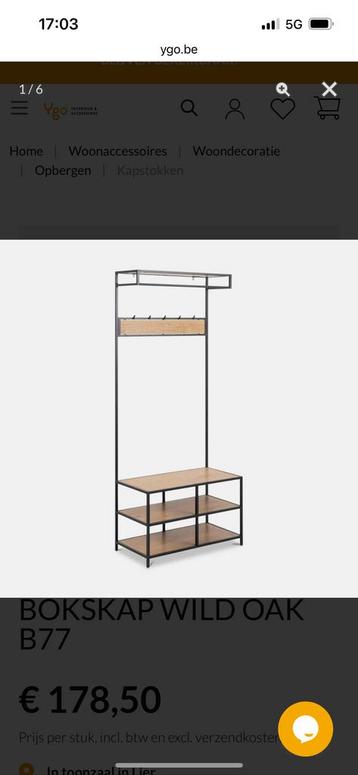 Staande kapstok Bokskap - Ygo beschikbaar voor biedingen