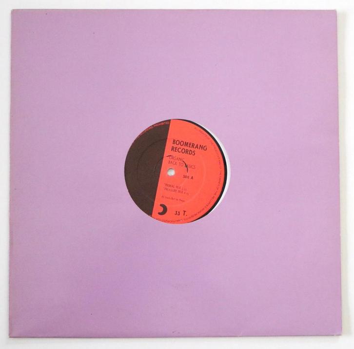 Organic – Back To Basics - Trance - Vinyl Maxi 12", Cd's en Dvd's, Vinyl | Dance en House, Techno of Trance, 12 inch, Ophalen of Verzenden