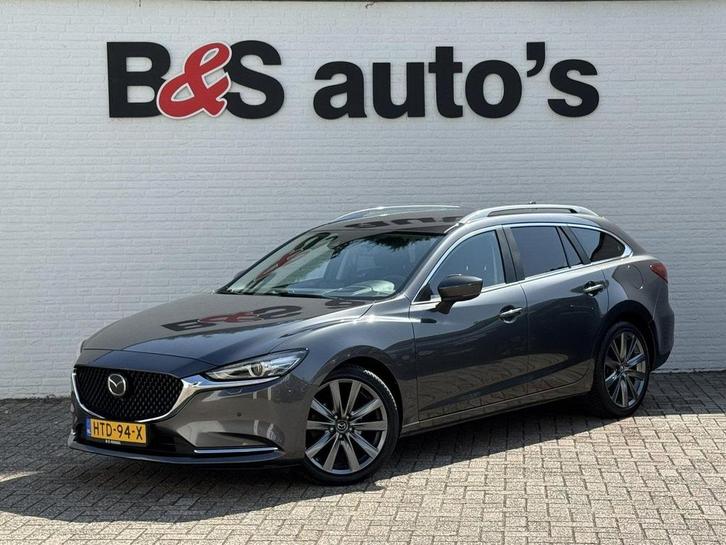 Mazda 6 Led Carplay Adaptive cruise Camera Dodehoek Navigati, Auto's, Mazda, Bedrijf, ABS, Adaptive Cruise Control, Airbags, Alarm