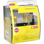 AMPOULES HALOGENES POWERTEC EFFET RETRO JAUNE H7 12V, Ophalen