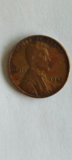 Munten USA One Cent 1945 NO Mint Mark Zeldzaam, Timbres & Monnaies, Enlèvement ou Envoi, Amérique du Nord, Monnaie en vrac