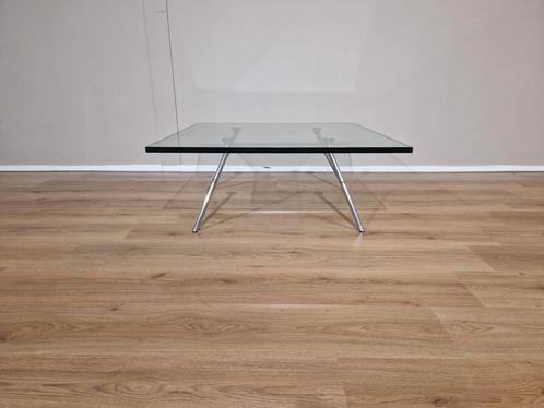 Maupertuus Beek - Table basse - Carré - Verre - Design, Maison & Meubles, Tables | Tables d'appoint, Comme neuf, Carré, Enlèvement ou Envoi