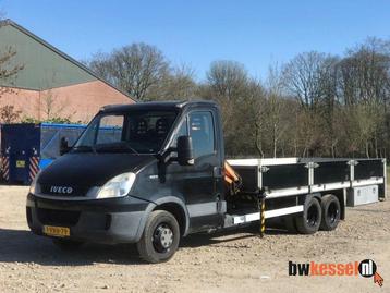 Iveco Daily 40C17 EEV 410 Clixtar Kraan Open Laadbak beschikbaar voor biedingen