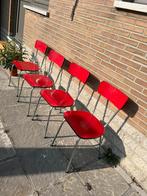 Chaise Formica Rouge, Huis en Inrichting, Stoelen, Ophalen of Verzenden, Zo goed als nieuw, Rood