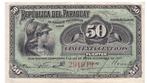 Paraguay, 50 Centavos, 1907, XF, p115, Postzegels en Munten, Bankbiljetten | Amerika, Los biljet, Zuid-Amerika, Verzenden