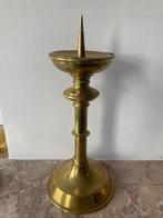 Kandelaar uit kerk (41 cm), Antiek en Kunst, Ophalen, Koper of Brons